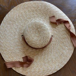 Wyeth Ultra Wide Brim Straw Hat